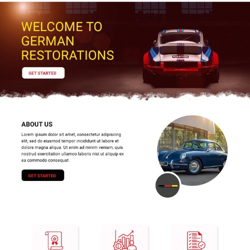 Body shop website example by One Eleven Web Design