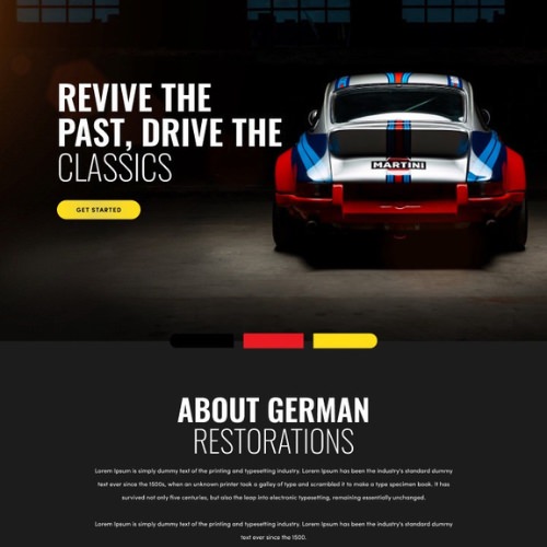Body shop website example by One Eleven Web Design