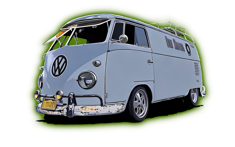One Eleven Web Design VW bus