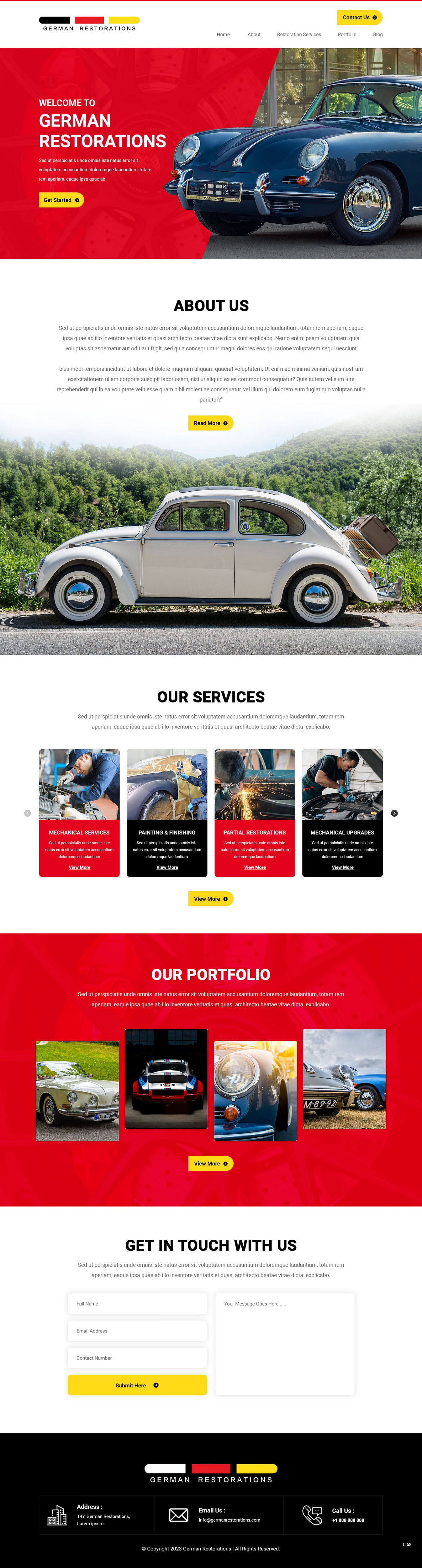 Demolition contractor website example by One Eleven Web Design