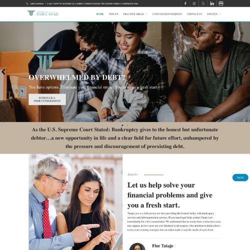 Family law website example by One Eleven Web Design