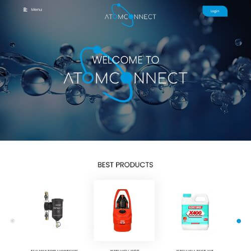 Manufacturers' rep website example by One Eleven Web Design