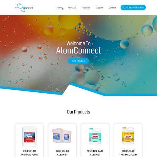 Manufacturers' rep website example by One Eleven Web Design