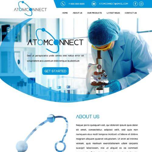 Manufacturers' rep website example by One Eleven Web Design