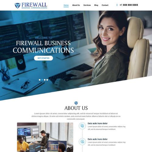 IT service providers website example by One Eleven Web Design