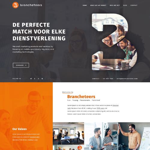IT service provider website example by One Eleven Web Design