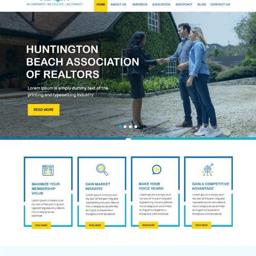 REALTOR® association website example by One Eleven Web Design