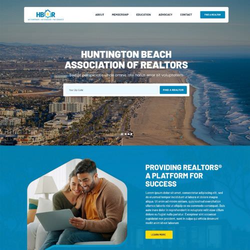 REALTOR® association website example by One Eleven Web Design