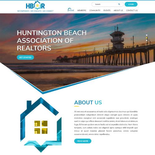 REALTOR® association website example by One Eleven Web Design
