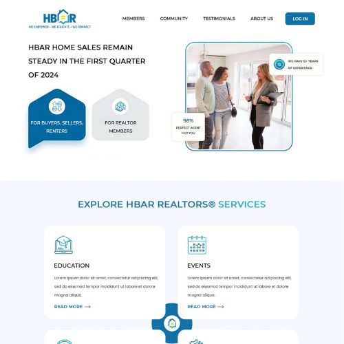 REALTOR® association website example by One Eleven Web Design