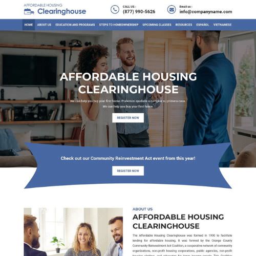 Home buyer educator website example by One Eleven Web Design