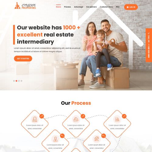 Property management website example by One Eleven Web Design