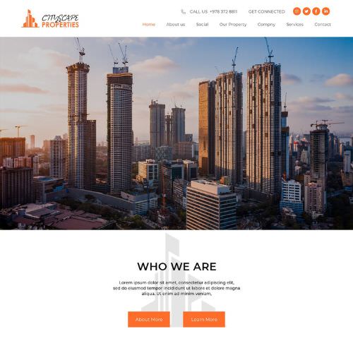 Property management website example by One Eleven Web Design