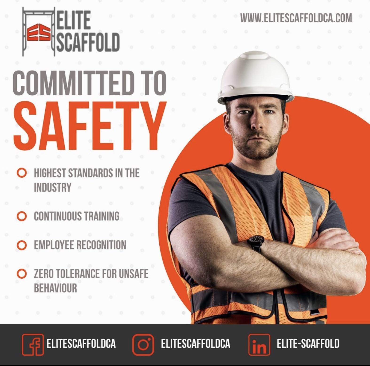 construction social media example
