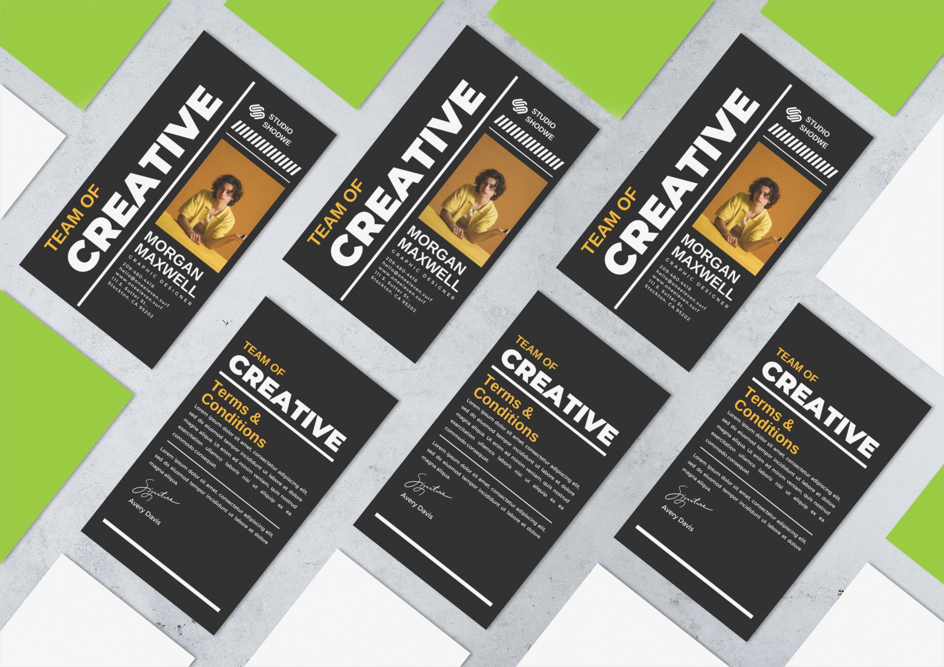 business card mockup 2