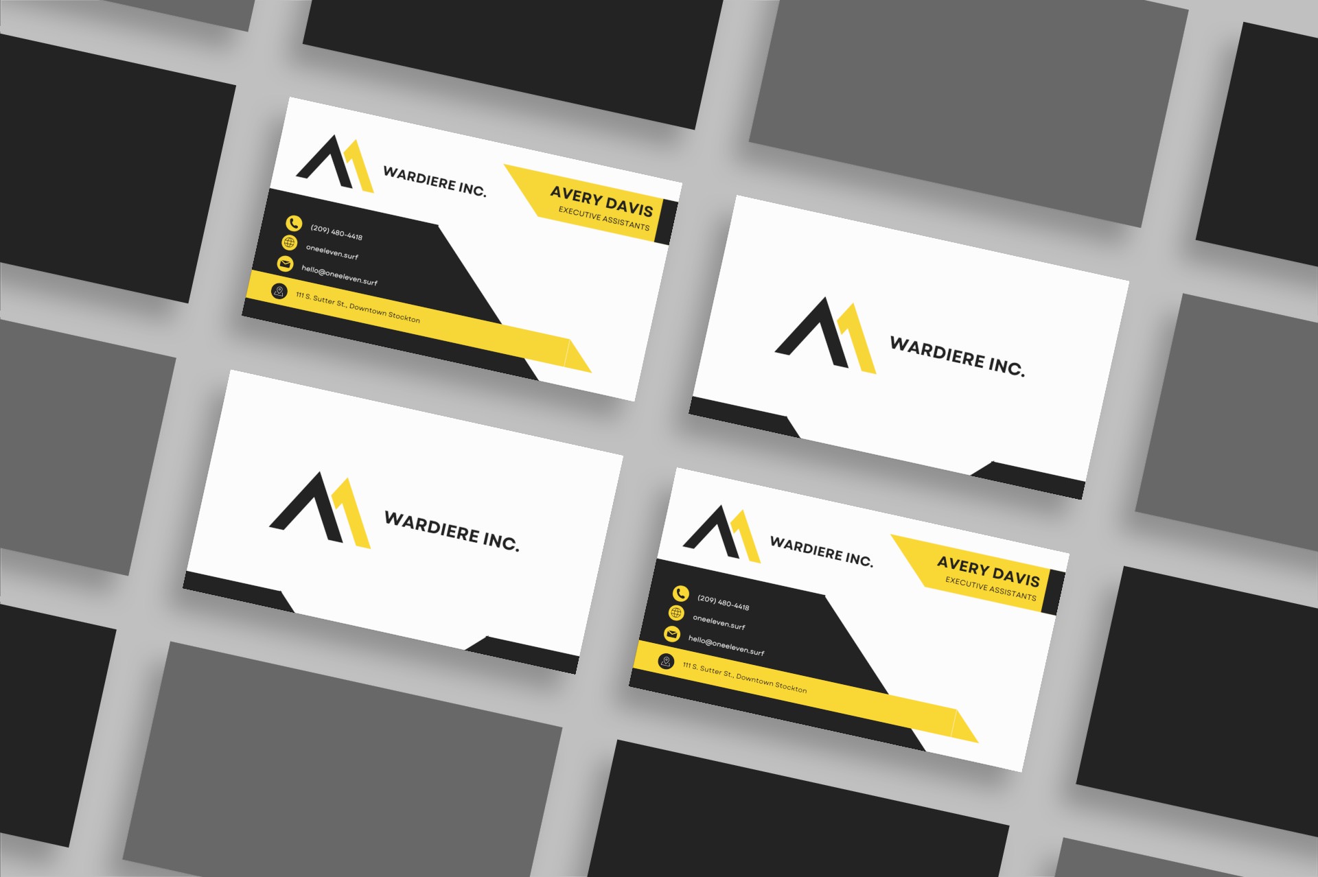 business card mockup 3
