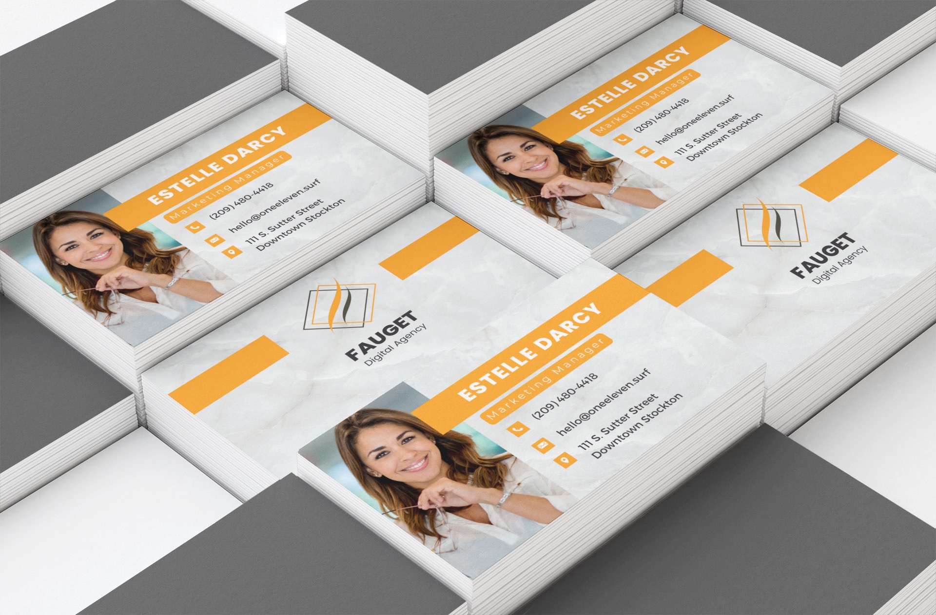 business card mockup 4