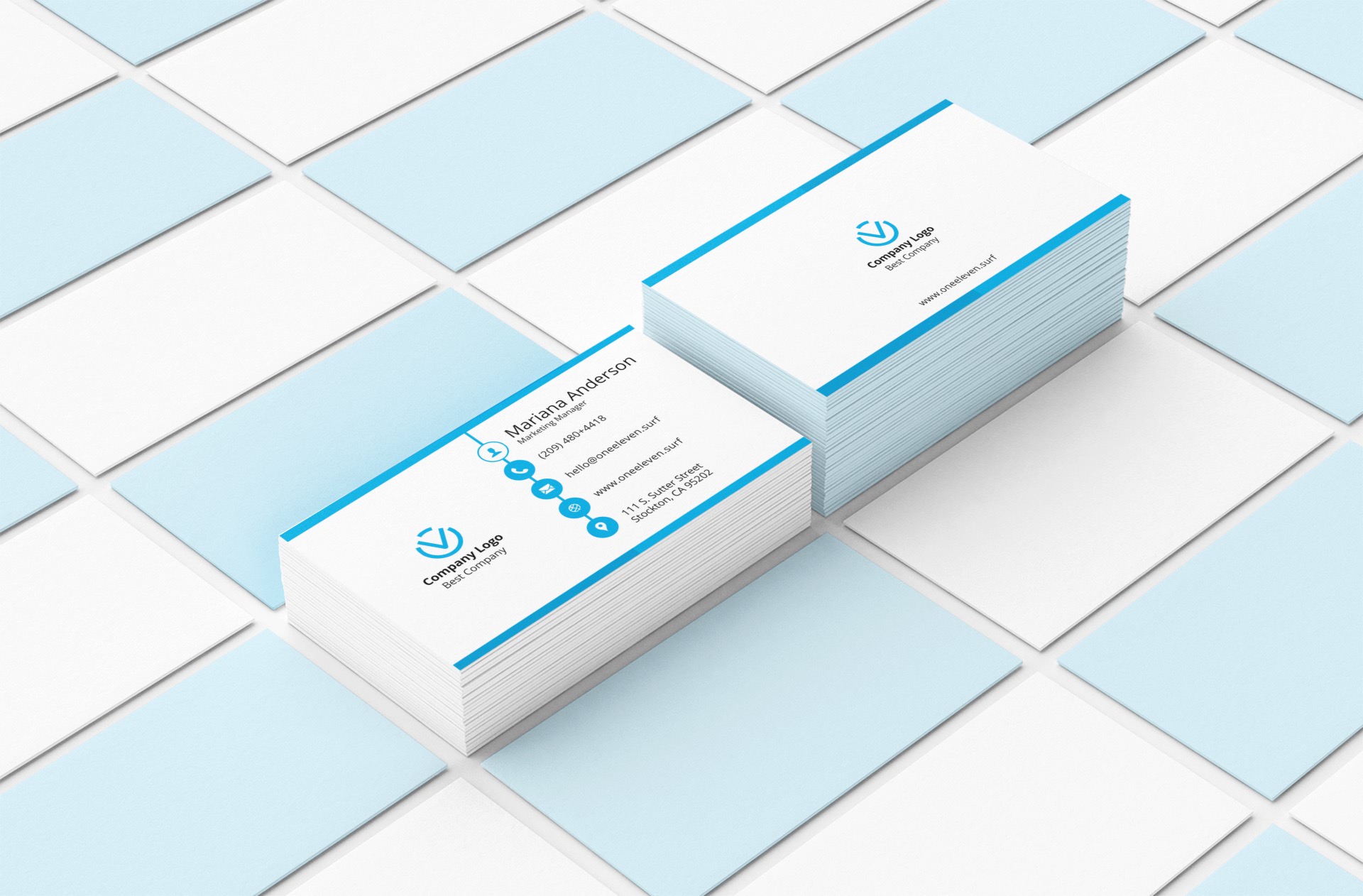 business card mockup 5
