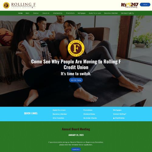 Credit union website example by One Eleven Web Design