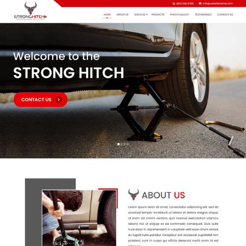 Truck accessory website example by One Eleven Web Design