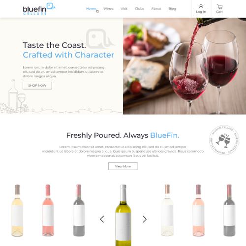 Winery website example by One Eleven Web Design