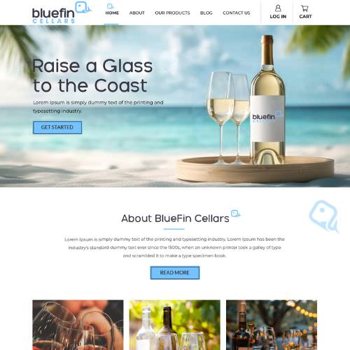 Winery website example by One Eleven Web Design