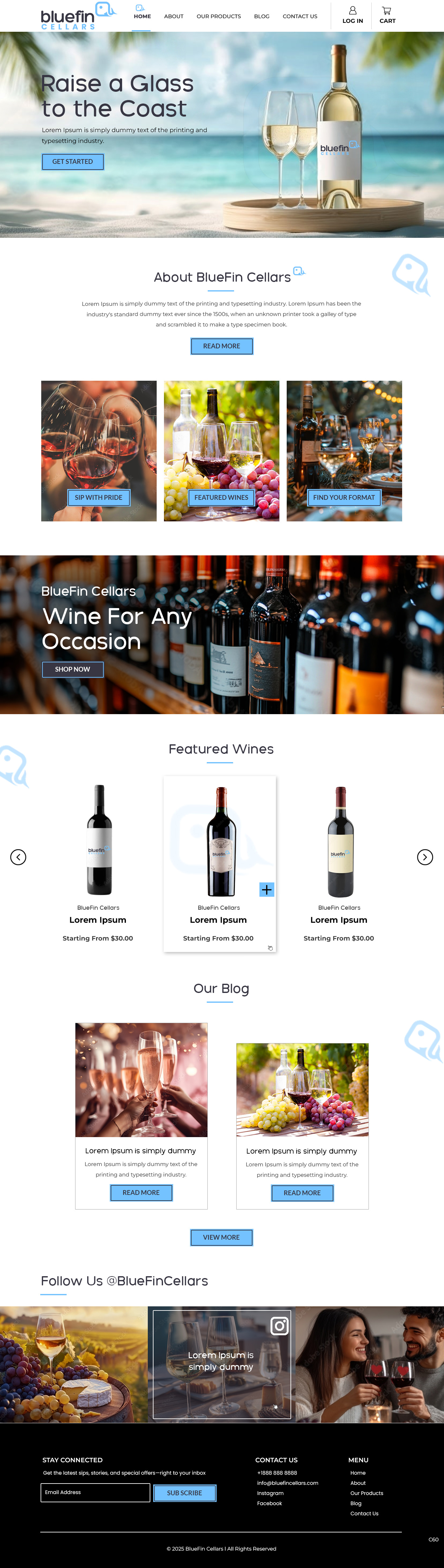 Winery website example by One Eleven Web Design