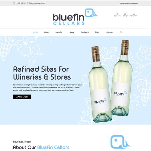 Winery website example by One Eleven Web Design